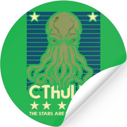 Cthulhu 1Cthulhu! The Stars are finally right! Stickers