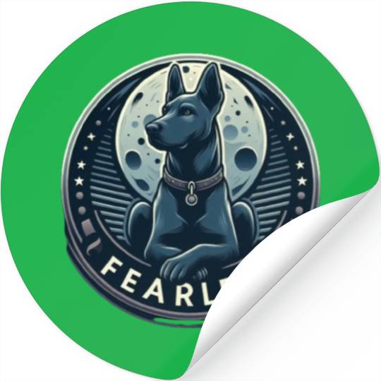 "FEARLESS" is a natural talent that every creature Stickers