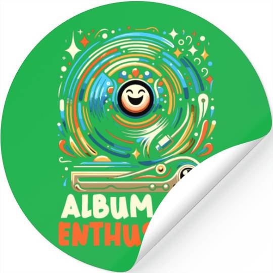 Vinyl Records LP Collector Record Lover Audiophile Stickers