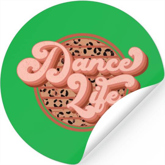 Leopard Dance Stickers