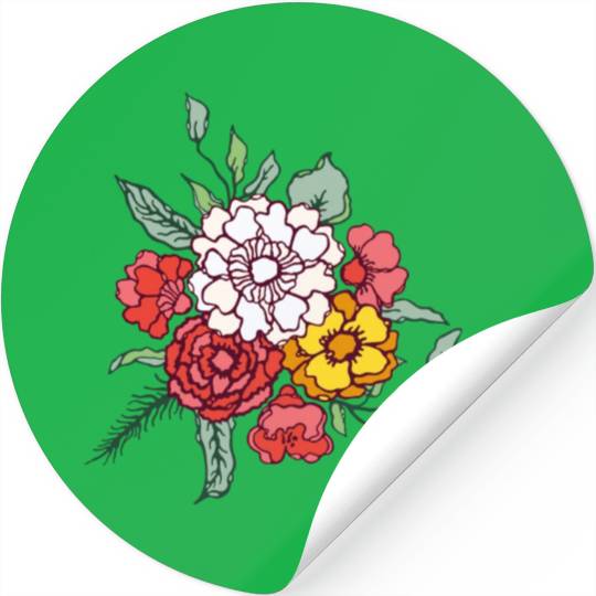 Flower Design: Blossom with Elegance Stickers