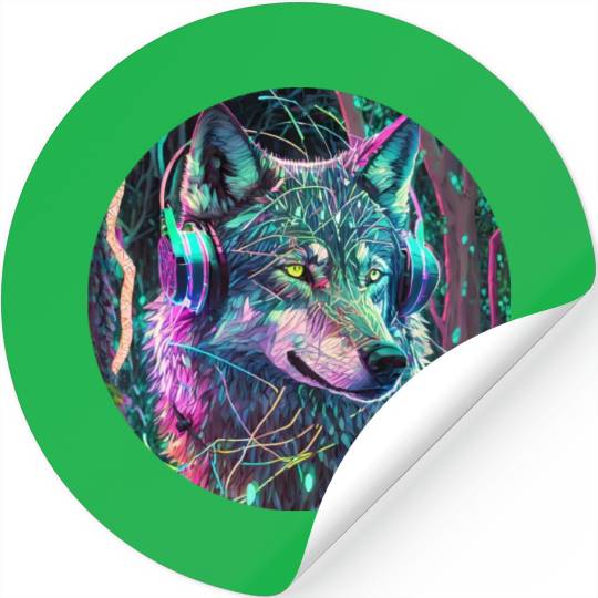Electric Wilderness Glow 4 Stickers