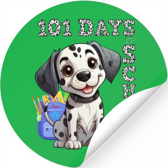 Dabbing Dog's 101 School Days: A Spotty Comedy! Stickers