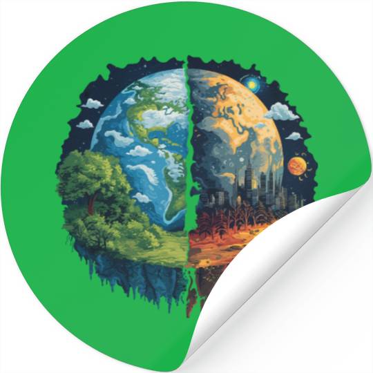 Lets not the planet Stickers