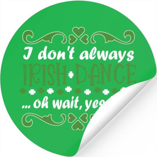 Ireland Irish Dancing For Irish Music Dancer Stickers