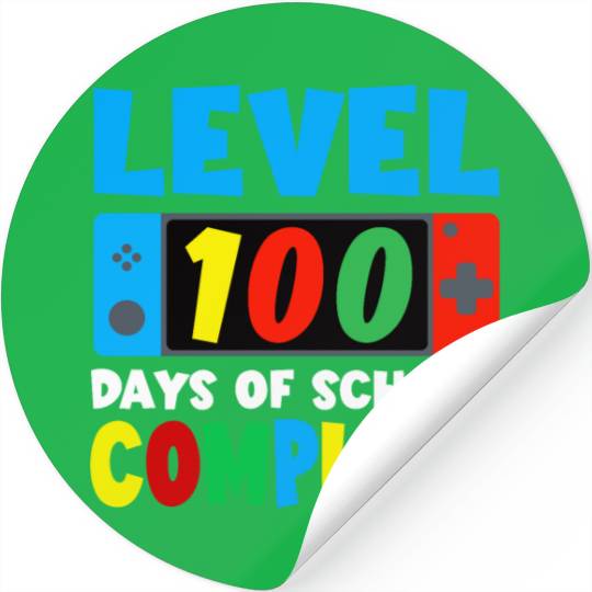 100 days of school costume for boys Stickers