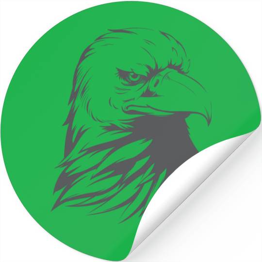 Bald Eagle Silhouette Stickers