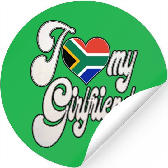uploadedI Love My South African Girlfriend Stickers