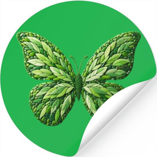 Verdant Leafwing Monarch Butterfly Stickers