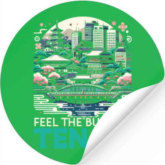 Fukuoka Japan Country Travel Vacation Japanese Stickers