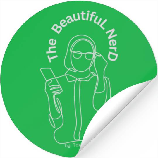 The Beautiful Nerd by Tavia Linen - Design Stickers