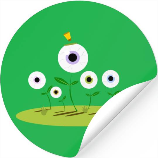 CIRCUS IN SPRING: EYES ON SPRING FLOWERS Stickers