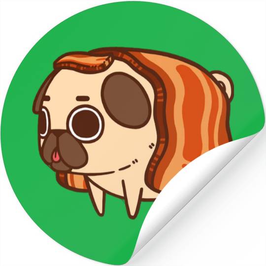 Bacon Square Stickers