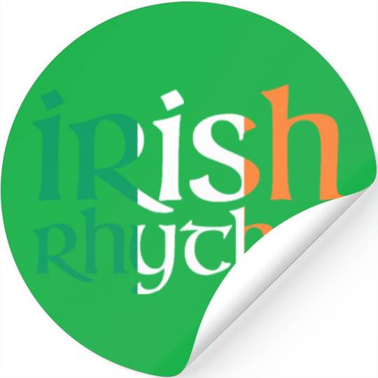 Irish Rhythm - Irish Flag - Irish Dance Stickers