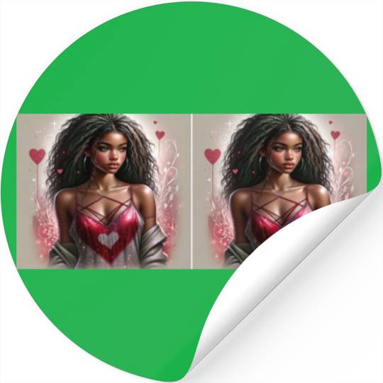 Cupid's Choice: Melanin Magic Stickers