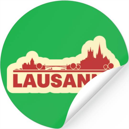 Lausanne Switzerland Stickers