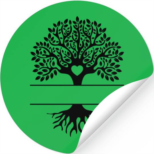 Family Reunion, Monogram, tree Stickers