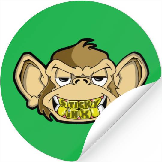 monkey head Stickers
