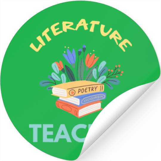Literature teacher Literature is my superpower Stickers