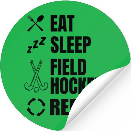 Field Hockey Daily Routine Stickers