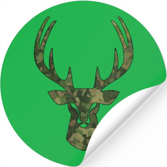 Deer Hunter Tree camouflage Stickers