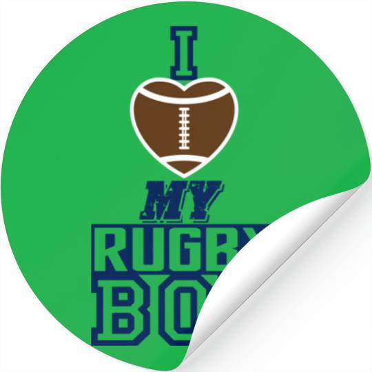 My Rugby boy Passion Is Gift Cool Stickers