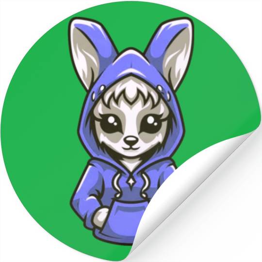 STREET cool BUNNY Stickers