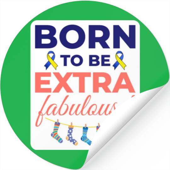 Down Syndrome Awareness Extra Fabulous Stickers