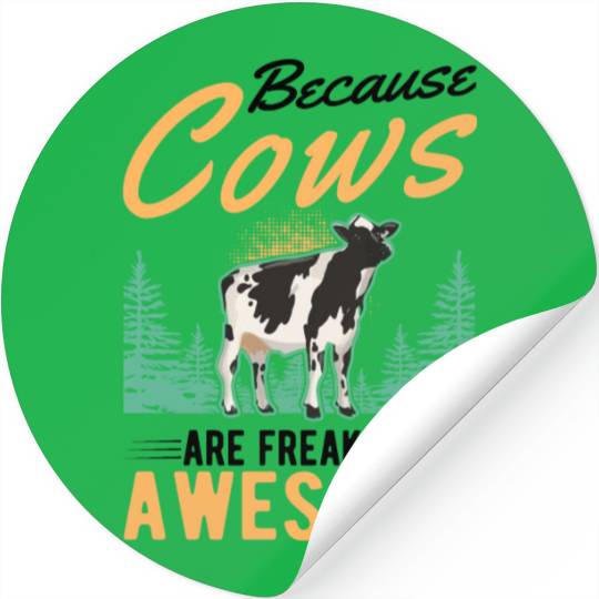 Cow Cattle Breeder Farmer Cows Stickers