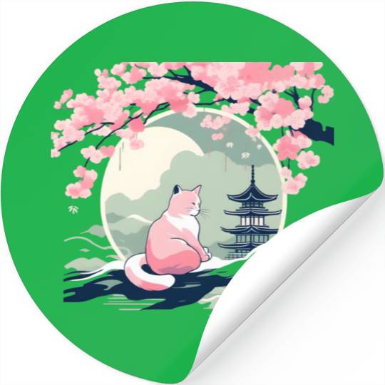 Sakura Serenity Stickers