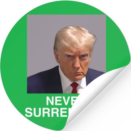 Trump Never Surrender Stickers