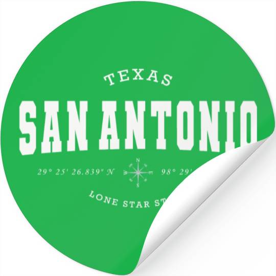 San Antonio (TX) USA Stickers