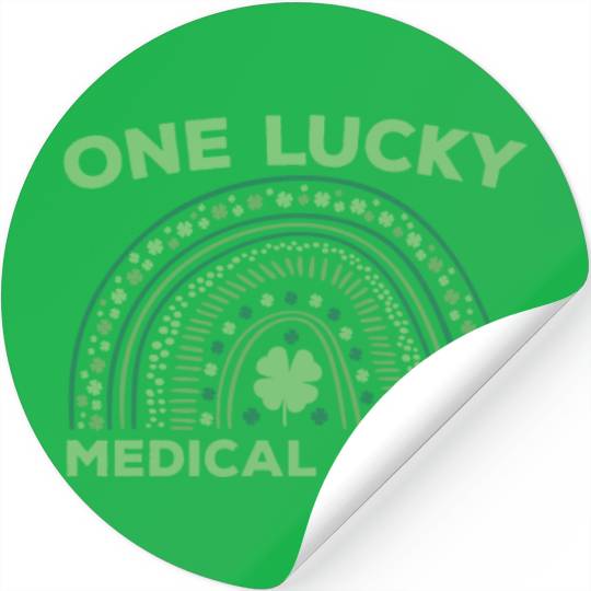 Medical Coder St.Patrick's Day Stickers