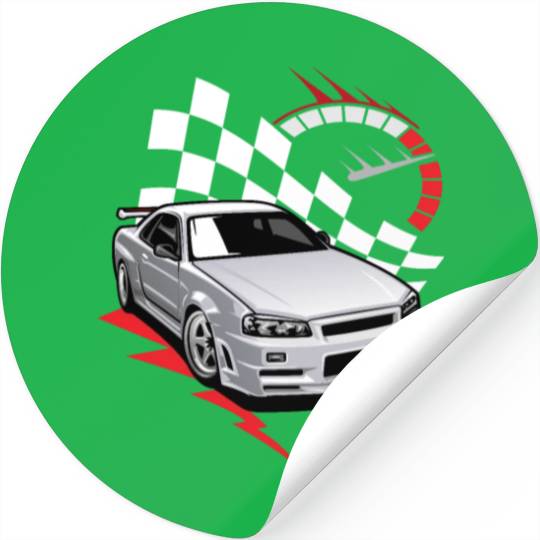 Racing car Stickers