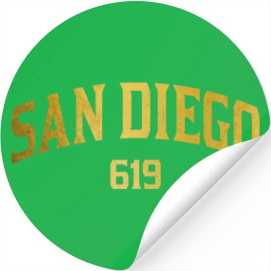 San Diego California Vintage Souvenir Stickers