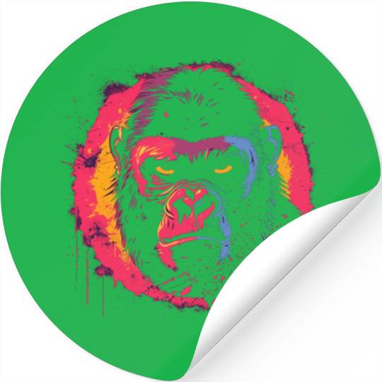 Angry Gorilla Stickers