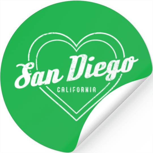 San Diego California Vintage Souvenir Stickers