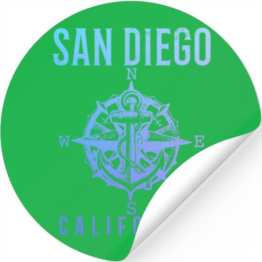 San Diego California Vintage Souvenir Stickers