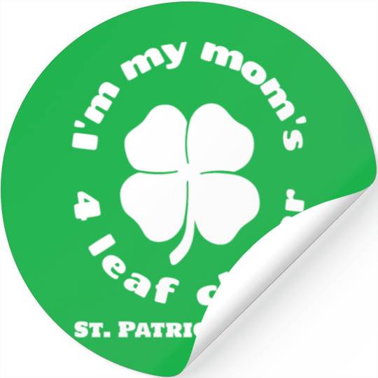 St Patrick s Day Four Leaf Clover, Shamrock Stickers