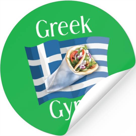 Greek Gyros Stickers