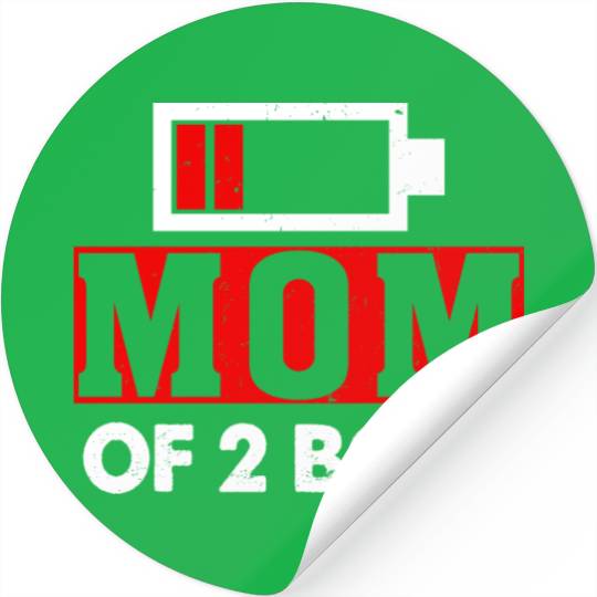 Mom of 2 Boys Mom and Son Matching Mom Gifts Stickers