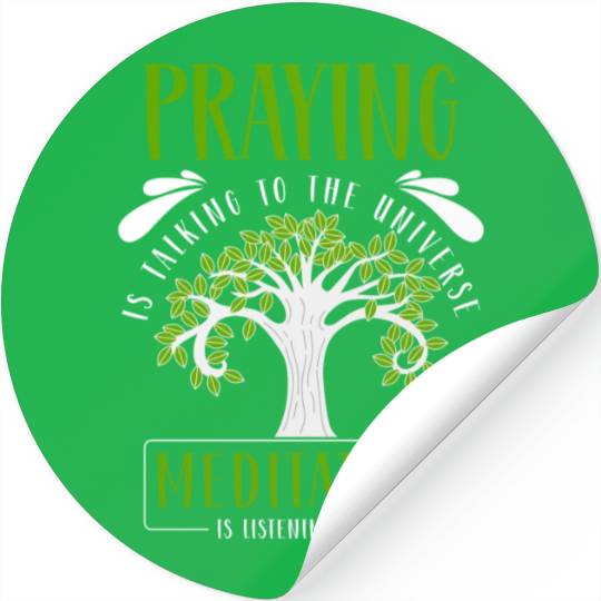 Meditation Om Buddha Spirit Stickers