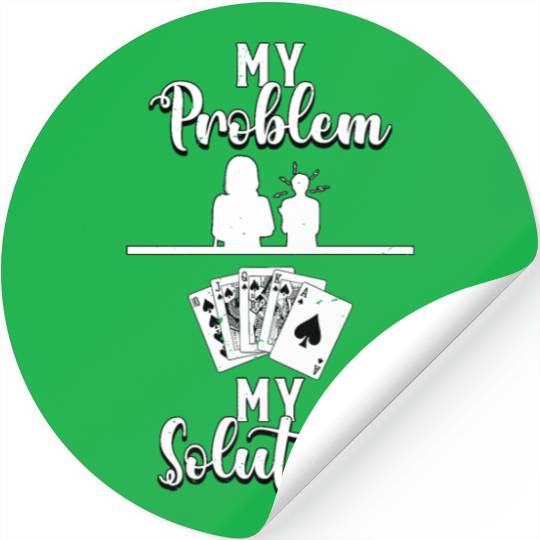 Classic Blackjack My Problem My Pictogram Mom Dad Stickers