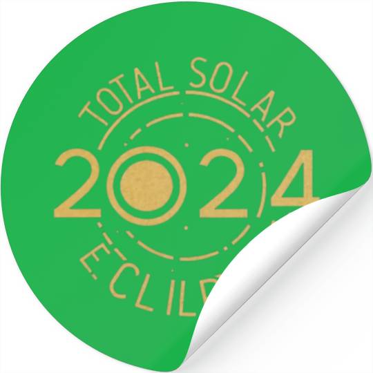 total solar eclipse 2024 Stickers