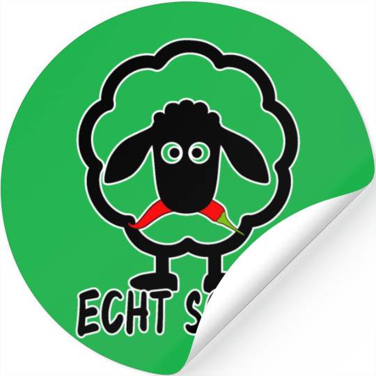 Sheep North German Lamb Shepherd Stickers