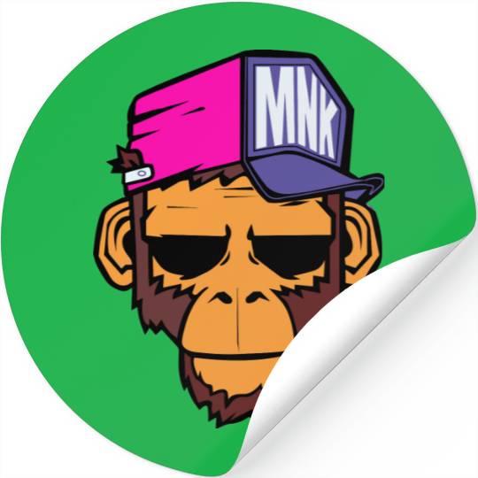 Modern Urban Monkey Stickers