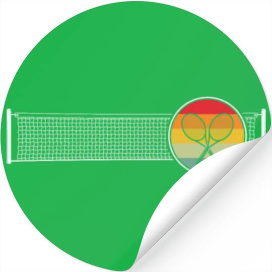 Tennis Sports Fan Court Training Stickers