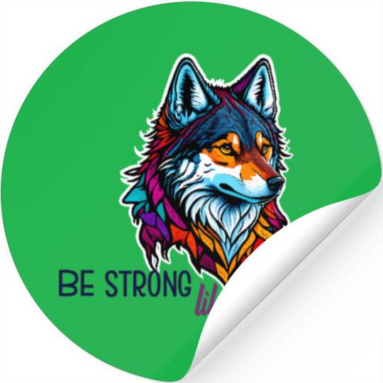 Wolf inspired Stickers collection.