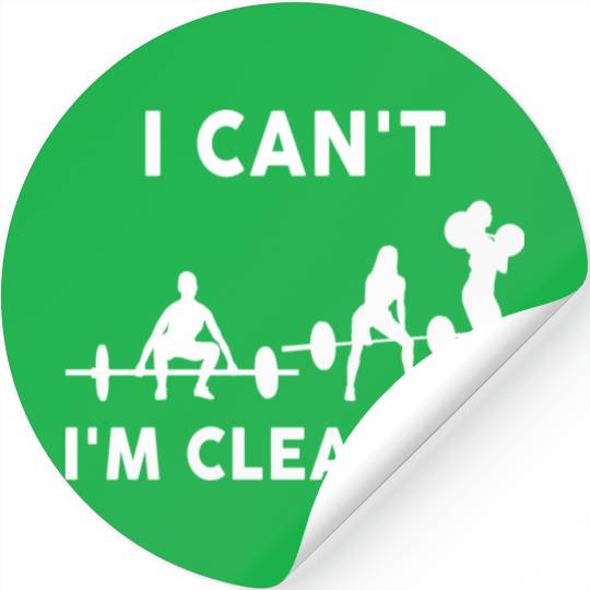 Funny fitness gym workout women Stickers
