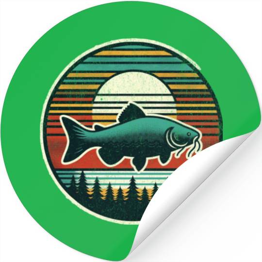 Flathead Catfish Fishing Stickers